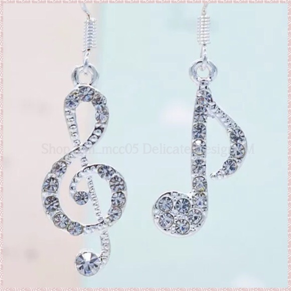 Jewelry - 🟢 Music Asymmetrical Mismatched Earrings